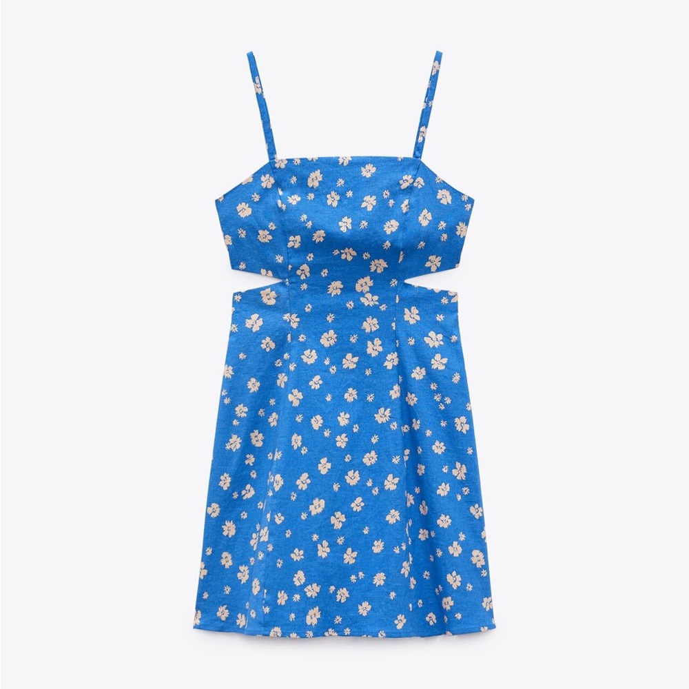 Zara Spaghetti Cut Out on Side Dress